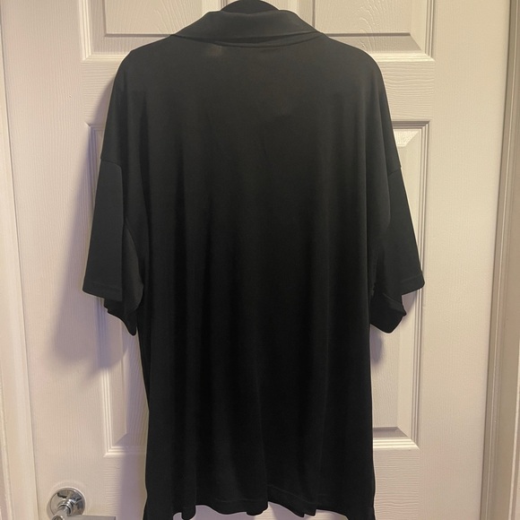 Chicago Blackhawks Antigua Big & Tall 4XL Tribute Polo - Black - Picture 7 of 8